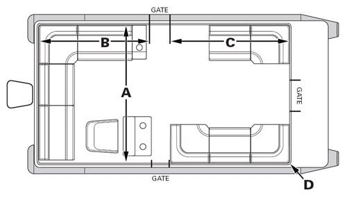 Pontoon Layout Measurements