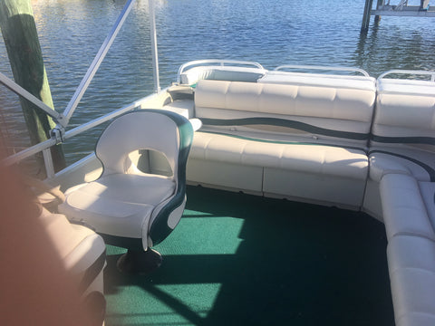 L Shaped Pontoon Boat Seats