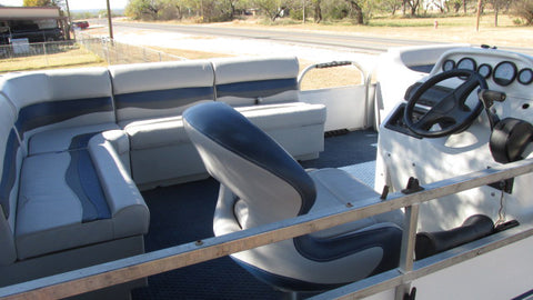 L shaped pontoon boat furniture