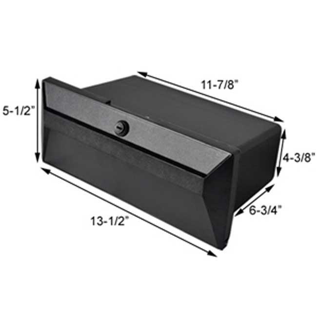 glove box for pontoon boat