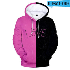 lil peep love hoodie pink