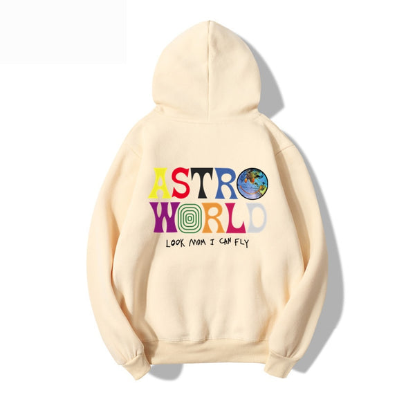 astroworld hoodie tan