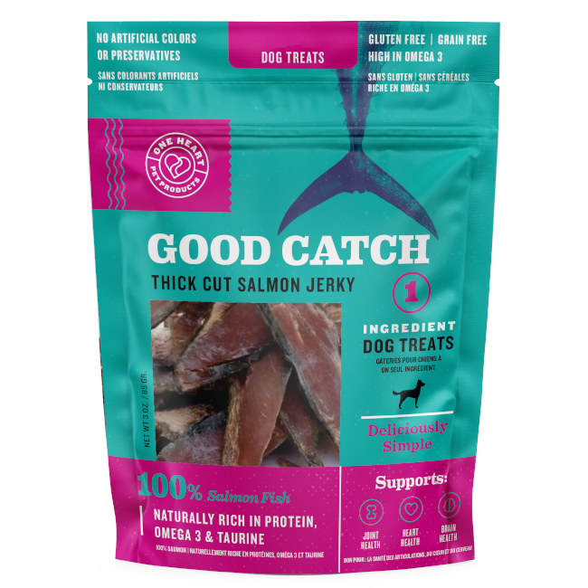 Good Catch Thick Cut Salmon Jerky Critter Boutique