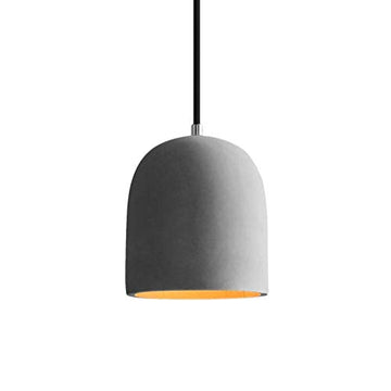 Lustre en ciment vintage, abat-jour en béton moderne industriel avec abat-jour gris antique simple ombre industrielle lustre restaurant restaurant restaurant lustre (Style : C)