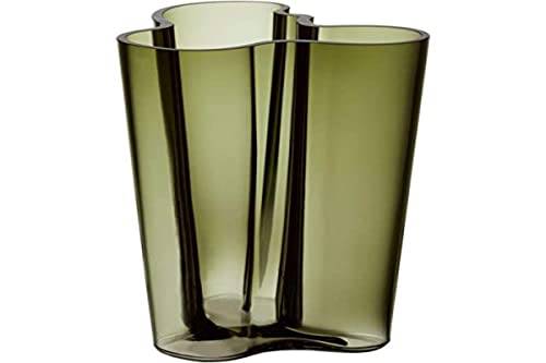 Iittala Vase Aalto en Verre Vert 251 mm