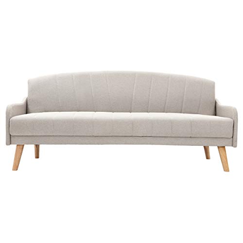 Miliboo Canapé Convertible scandinave 3 Places Gris Arya