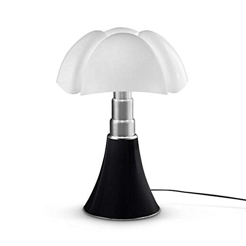 PIPISTRELLO MED - Lampe Noir LED pied télescopique H50-62cm - Lampe à poser Martinelli Luce designé par Gae Aulenti