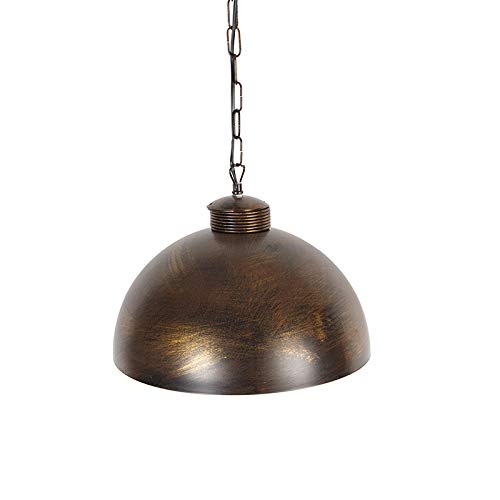 QAZQA magna licht88 - Suspension Rustique - 1 lumière - Ø 340 mm - Brun rouille - Industriel,Rustique - Éclairage intérieur - Salon I Chambre I Cuisine I Salle à manger