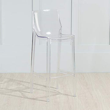 LEI ZE JUN Chaise Haute, Cuisine Restaurant café Tabouret Haut élégant Tabouret de Bar Transparent 0512 (Couleur : D, Taille : 65cm Seat Height)