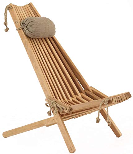 Chilienne en Bois EcoChair (Coussin Offert) Aulne