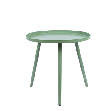 MXZBHCreative Petite Table Basse en Fer, Salon Moderne Mini Table Basse Chambre Simple Petite Table Ronde (Couleur: Vert, Taille: 46 x 44cm