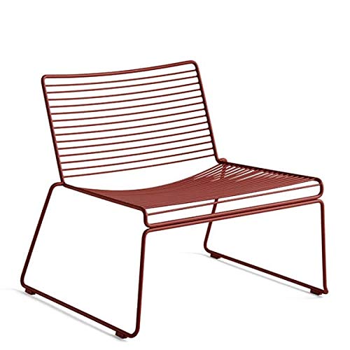 mds La Chaise Lounge HEE par Hay, Le Confort dans Ses Grandes largeurs - Rouge Rouille