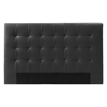 Designetsamaison Tête de lit capitonnée Noir 160 cm - Confort