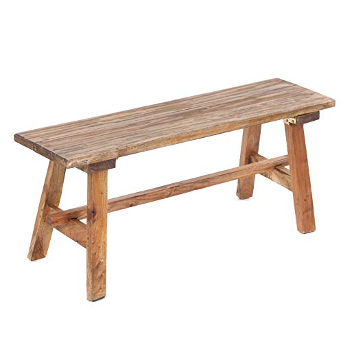 DESIGN DELIGHTS Anzio 90 Banc en Bois recyclé Pliable 90 x 39 x 26 cm