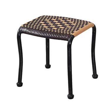 LEBAO-Small stool Petit Tabouret Petit Banc-Tabouret Bas De Loisirs De Tabouret De Rotin D'imitation en Plastique pour Le Banc De Chaussures