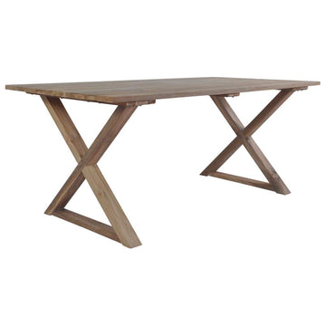 honglianghongshang Mobilier de Jardin Tables de Jardin Table de Salle à Manger Teck de récupération 180x90x76 cm