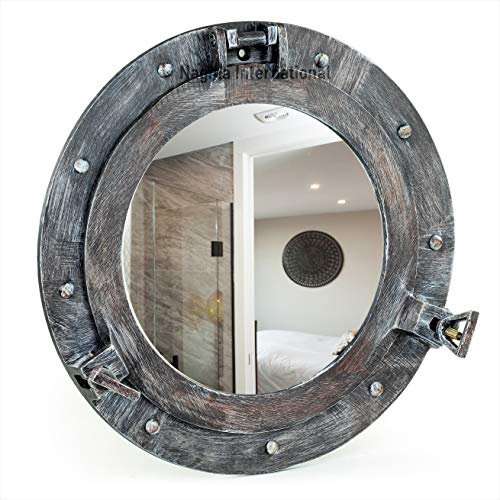 Nagina International 11 Rustic Gray Porthole Window