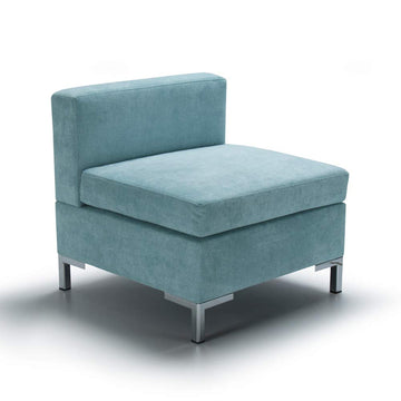 Marque Amazon - Movian - Fauteuil modulaire City Club (sans accoudoirs), Turquoise