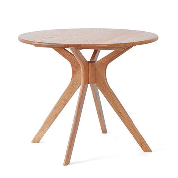 Table D'appoint En Bois Massif, Bloc De Construction Tribal En Bois Massif, Table À Manger Ronde, Petit Appartement Simple, Table Ronde Moderne, Table De Négociation Pour Les Loisirs (taille: 75 * 90c