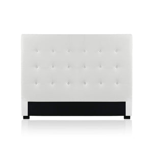 Intense Déco - Tête de lit capitonnée Premium 160cm Blanc