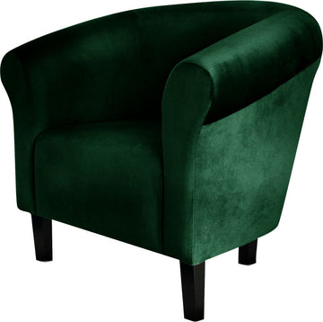 Fortisline Fauteuil Crapaud Monaco Velvet en veloures Vert Emeraude sièges Salon Bistro café W364_23