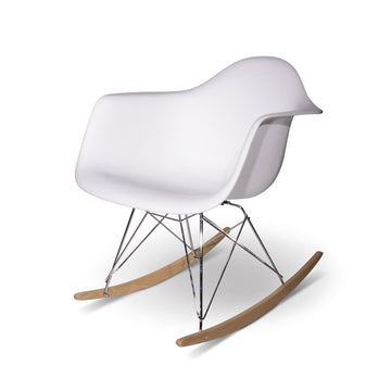 Aryana Home Chaise à Bascule réplique Eames Blanche