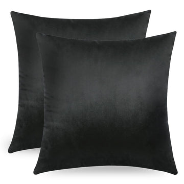 MIULEE 2 Housses de Coussin en Velours Décoratif Canapé Outgeek Home Decor Taie d'oreiller Super Doux Decoration Maison Salon Chambre pour Canapé Clic Clac 45 x45 cm 18