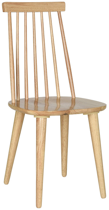 Safavieh Cabrera Lot de 2 Chaises, Bois, Naturel, 49 x 52 x 91,44 cm