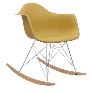 Chair.Furniture * Nouvelle Version Haute * années 50 inspiré Designer Chaise à Bascule - Moutarde - Chaise. Meubles®