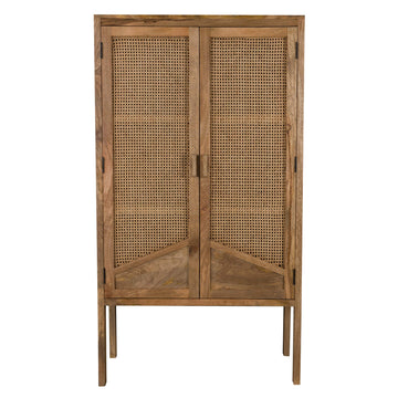 Rendez vous déco Armoire Tiki en cannage 2 Portes en Bois