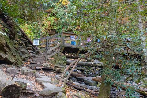 Mingo falls Cherokee North Carolina waterfall blue ridge parkway