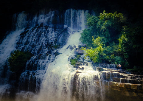 Rock island state park Tennessee waterfalls hiking trail twin falls great falls dam