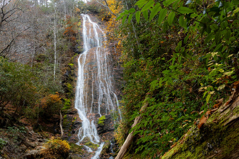 Mingo falls North Carolina waterfalls blue ridge parkway