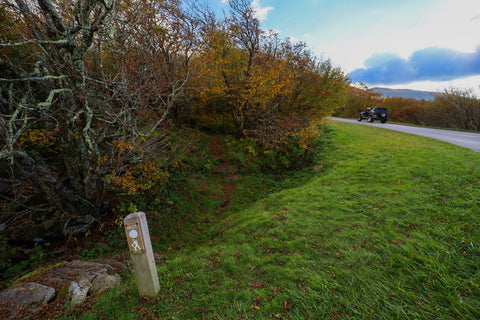 Mountains to sea trail in craggy gardens blue ridge parkway North Carolina 