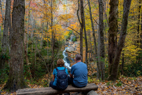 Tremont great smoky mountains national park Tennessee Lynn camp prong cascades middle prong waterfall hiking trails