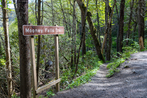 Mooney falls big Laurel falls southern Nantahala wilderness North Carolina hiking trails