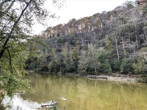 green river running through mammoth cave national park kentucky