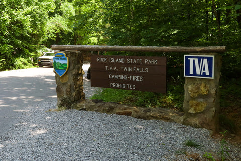 Rock island state park Tennessee waterfalls hiking trail twin falls great falls dam