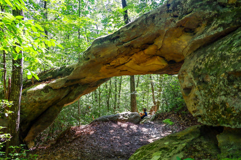 laurel cove trail powderhorn arch pine mountain state park