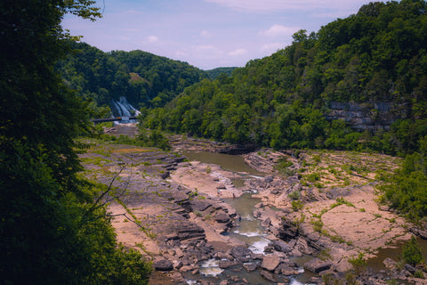 Rock island state park Tennessee waterfalls hiking trail twin falls great falls dam