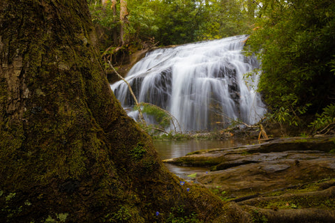 White owl falls dew falls John’s jump falls waterfalls Nantahala National Forest North Carolina waterfall hiking