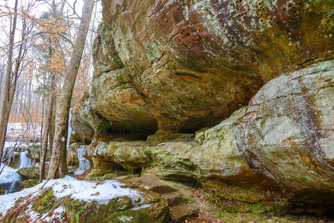 hemlock cliffs pocket caves and rockshelters hoosier national forest indiana hiking trail