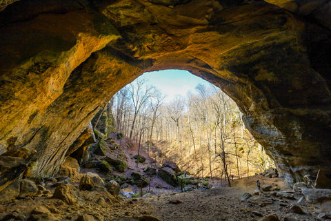 kentuckys largest rock shelter along the lower trails of jeffreys cliffs