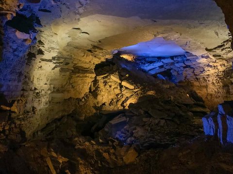 the big room of squire boone caverns in indiana