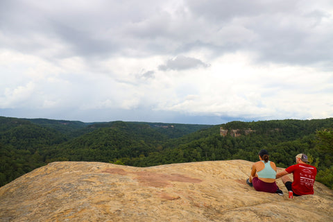 Grays arch rough trail rush ridge Hansons point pinch’em tight hiking trail red river gorge Daniel Boone National Forest Kentucky 