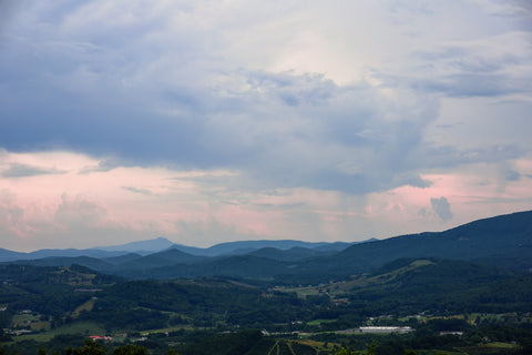 sunrise overlook in from mount jefferson state natural area