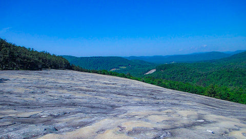 cedar rock overlook in stone mountain state park