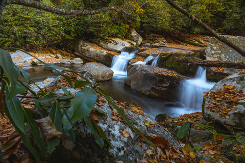 Midnight hole mouse creek falls big creek trail great smoky mountain national park North Carolina waterfalls