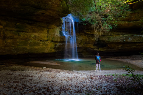 Chimney top falls red river gorge Daniel Boone National Forest Kentucky hiking trail