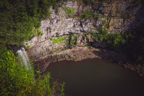 Cane creek falls Fall creek falls state park waterfall hiking trail Tennessee